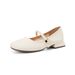 Shallow Single Shoes Women's Thick Heel Soft Sole Temperament With Skirt Gentle French Mary Jane Shoes_vogvips.com
