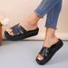 SHLIANG Women Flats Slippers New Strap Rome Style High Heels Platform Sandals Summer Ladies Slippers Slides Women Zapatos De Mujer V0033_vogvips.com