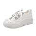 W3615 New Board Sequ, Autumn Trend, White With Thick Soles And Increased Height, Fashionable Casual Shoes For_vogvips.com