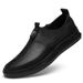 Leather Shoes Men's Leather Shoes Men's Casual Work Shoes Foot Cover Shallow Mouth Men's Shoes_vogvips.com