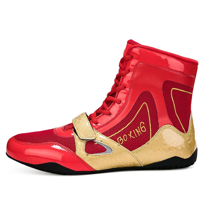 Boxing Shoes Unisex Shoes And Boxing Shoes Fighting Shoes Couples Non Slip Lightweight Sanda Training Shoes Competition Wrestling Fighting Shoes_vogvips.com