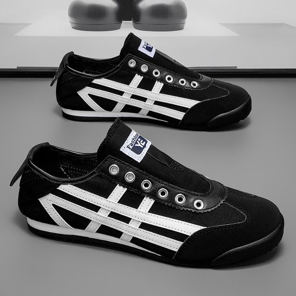 Year A-Gum Shoes Casual Fashion Versatile Non-Slip Flat Lightweight Breathable Lace-Up Simple Durable Single Shoes_vogvips.com