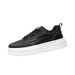 Men's Spring Summer Breathable Casual Sporty Platform Sneakers Height Increasing Thick Sole White Trendy D29_vogvips.com