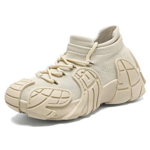 Summer Thick-Soled Dad Breathable Sock Sneakers Women's Octopus Casual Height Increasing Shoes_vogvips.com