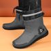 Single Shoe Drawstring Waterproof Rain Boots Sizes 39-44_vogvips.com