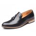 2023 New in Stock Men's Pointed Toe British Men's Dress Shoes Overlap Leather Shoes Large Size Men's Shoes Cross-border Foreign Trade Shoes_vogvips.com