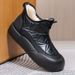 Winter Sheep Wool Thick-Soled Height-Increasing Snow High-Top Comfortable Lightweight Casual Women's Shoes With Fleece_vogvips.com