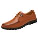 Men's Shoes Casual Leather Shoes Overalls Lazy Shoes_vogvips.com