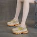 Small Thick-soled Dad Shoes Women's Casual Versatile Inner Height-increasing Lightweight Sports Shoes_vogvips.com
