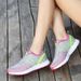 Women's Knit Running Shoes - Breathable Mesh & Air Cushion For Lightweight Comfort (Casual/Travel)_vogvips.com