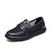 New Women's Loafers First Layer Cowhide Hollow Out Slip-On Breathable Casual Shoes Mesh Soft Leather Sandals_vogvips.com