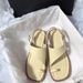 Women's Toe-Loop Sandals Summer 2024 New Model For Outdoor Wear, Exquisite Low-Heel Niche Design, Vintage Beach Roman_vogvips.com