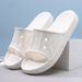 One Word Slippers Couples, Fish Mouth Men Women, Feeling Of Stepping On Poop. Wearing At Home And Outdoors, With A Thick_vogvips.com