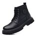 European Warm Series Men's Martin 2025 New High-top Thick-soled British Style Trendy Warm Fleece-lined Work Boots_vogvips.com