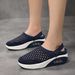 Large Ize Woven Bun Toe Ingle Hoe For Women In Ummer Emi Trailer Lightweight Air Cuhion Back Trap Andal_vogvips.com