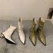 French Style Elegant High Heel Slim Short For Women 2025 Summer Brown Pointed Toe Ankle Spring And Autumn Single Boots_vogvips.com