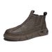 European Warm Series Autumn Winter Fashion Trend Martin Men's Slip-On Thick-Soled Boots British Style Youth High-Top Leather Shoes_vogvips.com