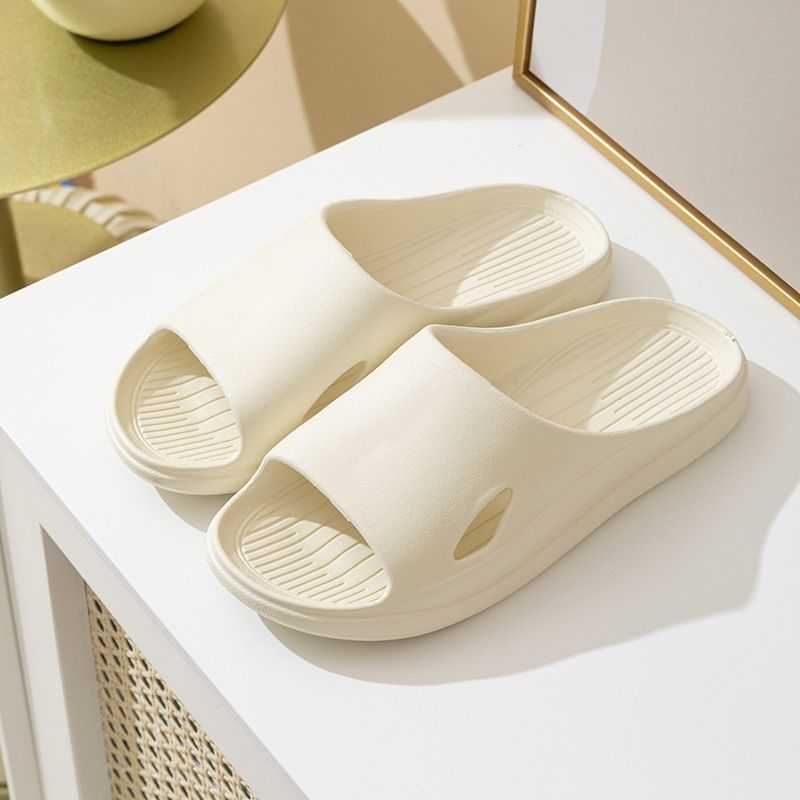Men's Summer New Couple's Thick Soled Slippers With A Sense Of Stepping On Poop, Women's Outdoor Wear, Indoor Home, Bathroom_vogvips.com