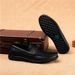 TerraStride Men's Autumn New Flat Soft First Layer Cowhide Pigskin Inner Rubber Sole Formal Leather Shoes_vogvips.com
