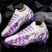 New Chinese Style Purple Ink Painting Student Youth Low Top Long Nail China-Chic Men's Football Shoes In Spring 2025_vogvips.com