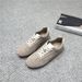 Women's Flat Casual De Xin 2026 New Style Classic Versatile Laced Color Block Sports Shoes Comfortable_vogvips.com