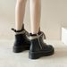 Women's Martin In British Style, 2025 New Model, Thin Design, Height-increasing Biker With Laces, Trendy Thick-soled_vogvips.com