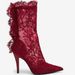 Women's Retro Fashion Lace Ankle Boots Semi-Transparent New With Durable Materia_vogvips.com