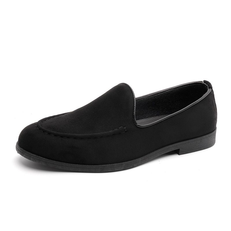 SHLIANG Fashion Men's Leather Loafers Slip On Business Shoes Driving Shoes Non-Slip Comfortable Suede Casual Shoes For Men Y0687_vogvips.com
