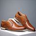 Ark Bird Large Size Formal Leather British Business Men's Single Shoes_vogvips.com