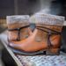 Women Ankle Boots Autumn Winter Short Boots Plus Size Women S Autumn And Winter Short Tube Woolen Style Snow Boots_vogvips.com