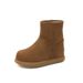 Thick-Soled For Women 2025 Autumn Winter New Rubber Fleece-Lined Soft Sole Warm Outdoor Slip-On Fluffy Shoes_vogvips.com