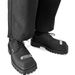 Men's 2025 New Thick Soled Square Toe Casual Small Leather Hairstylist British Black Derby Shoes_vogvips.com