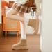 Fleece-Lined High-Top Snow Boots For Women 2025 Winter New Style Student Ins Korean Version Warm Casual Cotton Shoes_vogvips.com