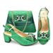 Dinner party with bow heeled sandals with handbag set everyday_vogvips.com
