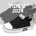 Men's Breathable Skate Shoes - Lightweight Casual Sneakers With Soft Sole For Everyday Wear, Available In Black, Blue, Beige, And Green, Sizes 37-48_vogvips.com