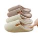 Autumn And Winter Thickened Warm Cotton Shoes Non-slip For Male And Female Couples Plush Silent Floor Slippers Warm Cotton Slippers_vogvips.com