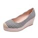 Round Toe Breathable Slip-On Shoes In Red, Black & Beige | Comfortable Espadrille Style Casual Footwear For Spring & Autumn_vogvips.com
