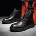 European Warm Series Men's Genuine Leather Martin Autumn High British Style Short Mid Top Work Winter Plush Snow Boots_vogvips.com