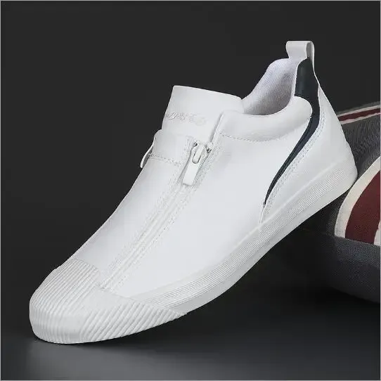2023 New Autumn Men's Trendy Sneakers Leather Soft Sole Men Shoes Size 38-44_vogvips.com