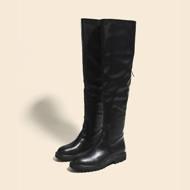 2025 Autumn Winter New Large Size 41-43 Over-the-Knee Women Square Heel Elastic Fashion Sleeve Long Boots_vogvips.com