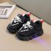 Girls' Cartoon Light-Up Sneakers 2026 Spring And Autumn Children's Soft Sole Non-Slip Running Boys' Bear Versatile_vogvips.com