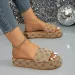 slip On 2024 Summer Slide Designer Flat Outdoor Flower Sandals Womens Beach Shoes_vogvips.com