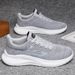 New Autumn Men's Sports Casual Breathable Fly Woven Mesh Running Soft Sole Lightweight Shoes Unisex_vogvips.com