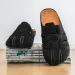 Dark Brown Suede Cut Out Closed Toe Slip On Mules Soft Cork Insole Casual Flat Clogs Slippers_vogvips.com