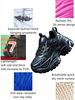 Women's 2026 New Dark Y2K Style Thick-Soled 7cm Height-Increasing Vulcanized Shoes, High Sweet-Cool Subculture Trend,_vogvips.com
