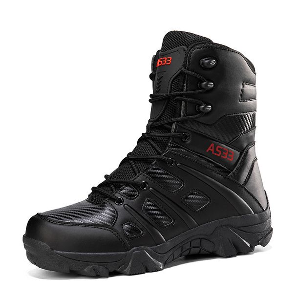 Large Size Men's Military Fan Training Boots Outdoor Camping Wear-resistant Tactical Boots Hiking Tactical Boots_vogvips.com
