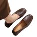 French Retro Soft Leather Loafers For Women, Chunky Slip-On Shoes, 2025 Spring New Low Heel Shallow Mouth Single Shoes_vogvips.com