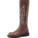 Embroidered Brown Western Cowboy Boots For Women, Melard Long High Tube 2025 New Knight Boots, Spring And Autumn_vogvips.com