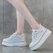 Thick-Soled Height-Increasing White Sneakers For Women 2026 Spring New Lightweight Versatile Petite Casual Soft-Soled_vogvips.com