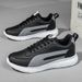 Men's New Leather Trendy Casual Board Men's And Women's Versatile White Shoes, Student Soft Soled Comfortable Running_vogvips.com